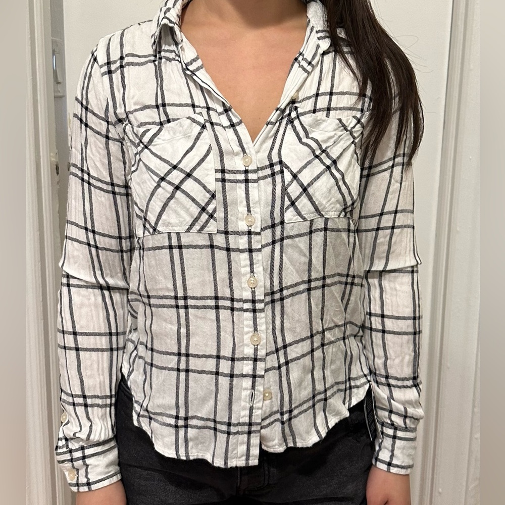 Long sleeve plaid shirt